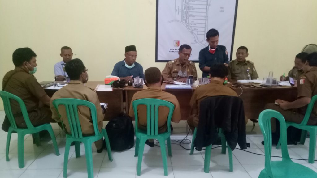 Zoom meeting P3UW Lampung dengan Pemerintah Kabupaten Tulang Bawang membahas Kwh listrik PLN Dipasena, Rawajitu Timur
