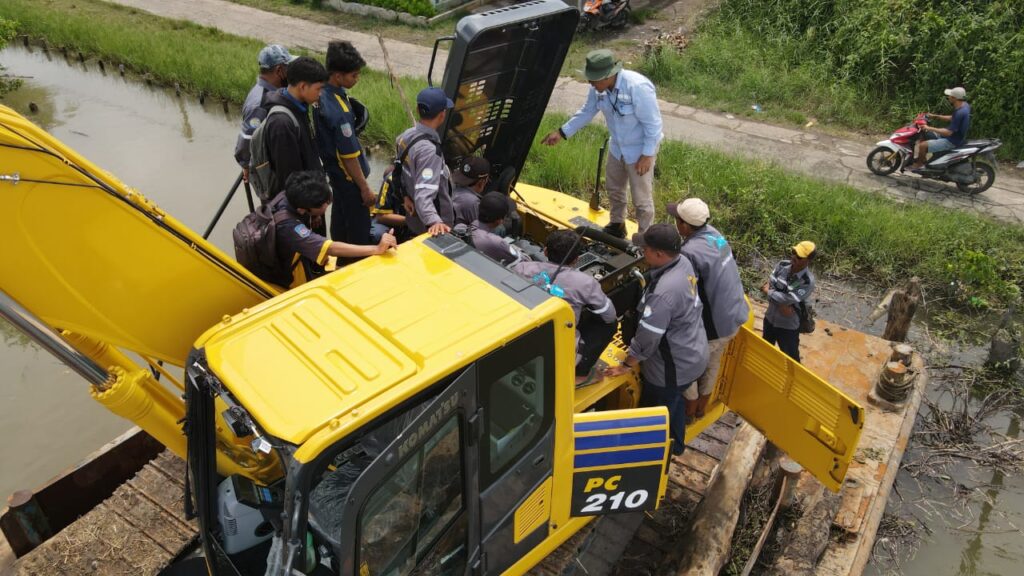 Pelatihan materi Praktek Trainer dari United Tracktors di Bumi Dipasena Utama, Kamis 30 November 2023