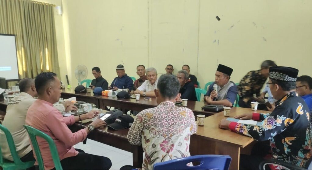 Rapat Koordinasi Pemerintahan Kecamatan Rawajitu Timur bersama Pengurus P3UW Lampung di Kantor Kecamatan Rawajitu Timur, Kabupaten Tulang Bawang, Jum'at 24/05/2024